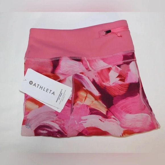 NWT Athleta Printer Run with It 3.5” Shorts Size XL - Picture 1 of 13